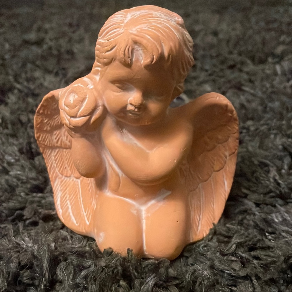 VTG Ceramic cherub angel